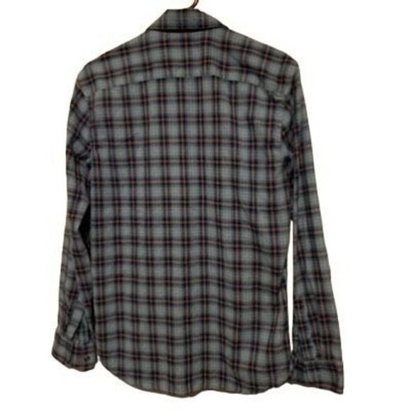 Wrangler Size Medium Blue Plaid Flannel Shirt - Picture 4 of 4